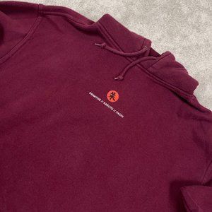 Primitive Skateboarding x Naruto Shippuden Itachi Sharingan Hoodie M Burgundy